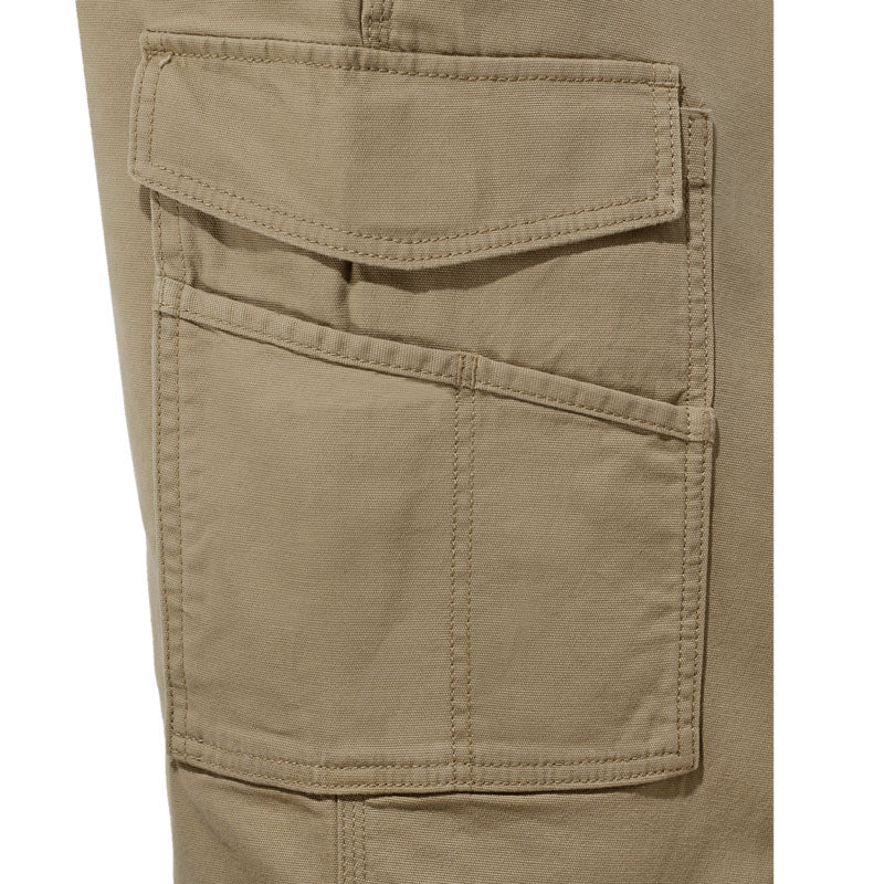 RELAXED STRAIGHT RIGBY CARGO TROUSERS Dark Khaki