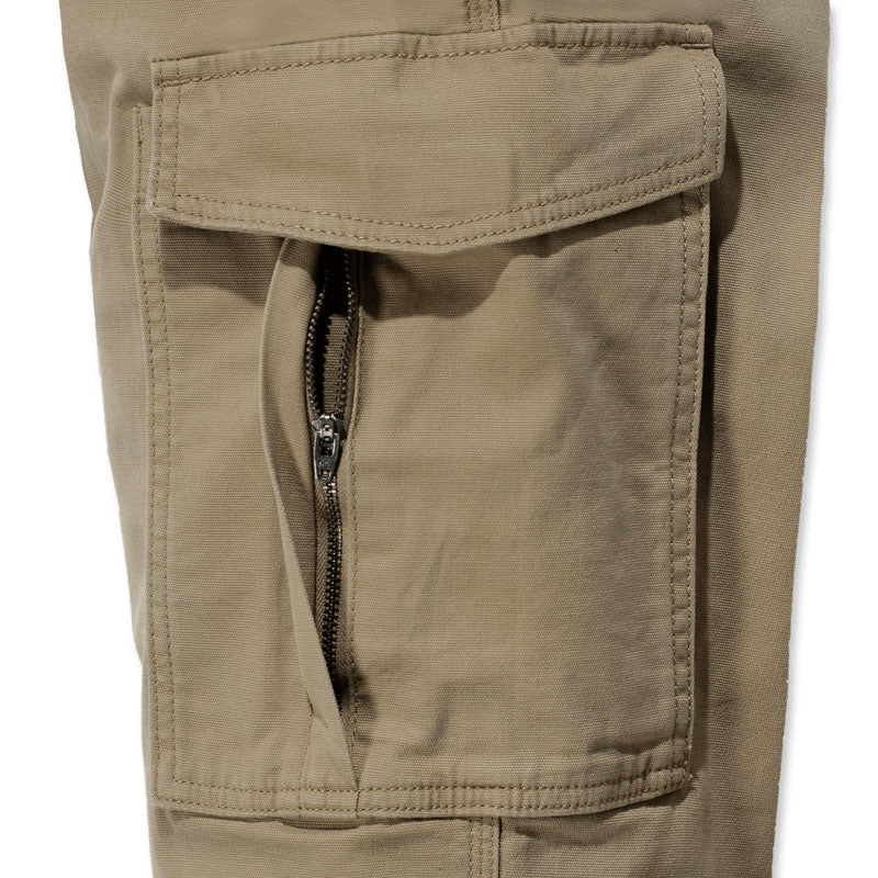 RELAXED STRAIGHT RIGBY CARGO TROUSERS Dark Khaki