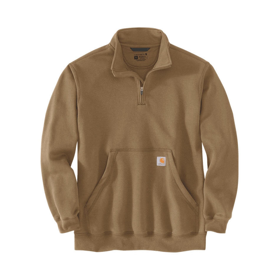 LOOSE FIT MIDWEIGHT QUARTER ZIP SWEATSHIRT Night Fatigue