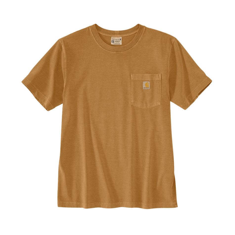 IRVINE GARMENT DYED T-SHIRT Carhartt Brown