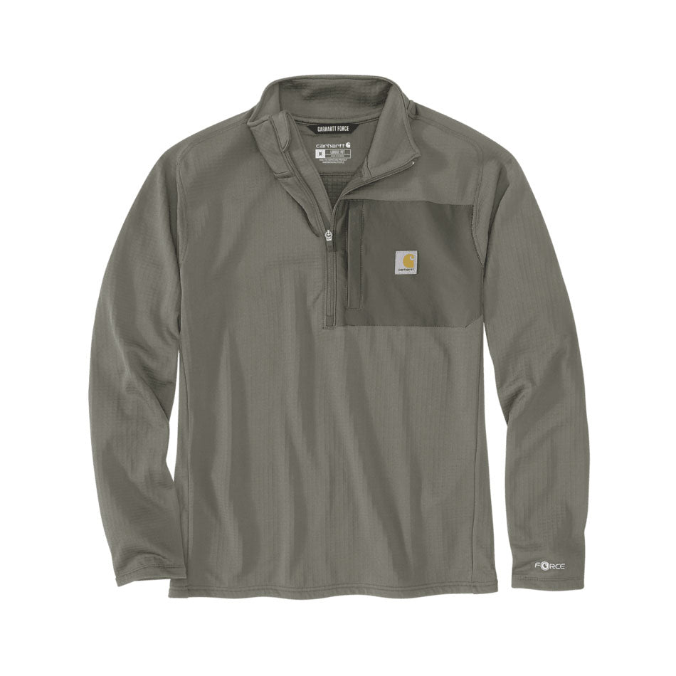 LIGHTWEIGHT FORCE IRONWOOD HALF ZIP Dusty Olive
