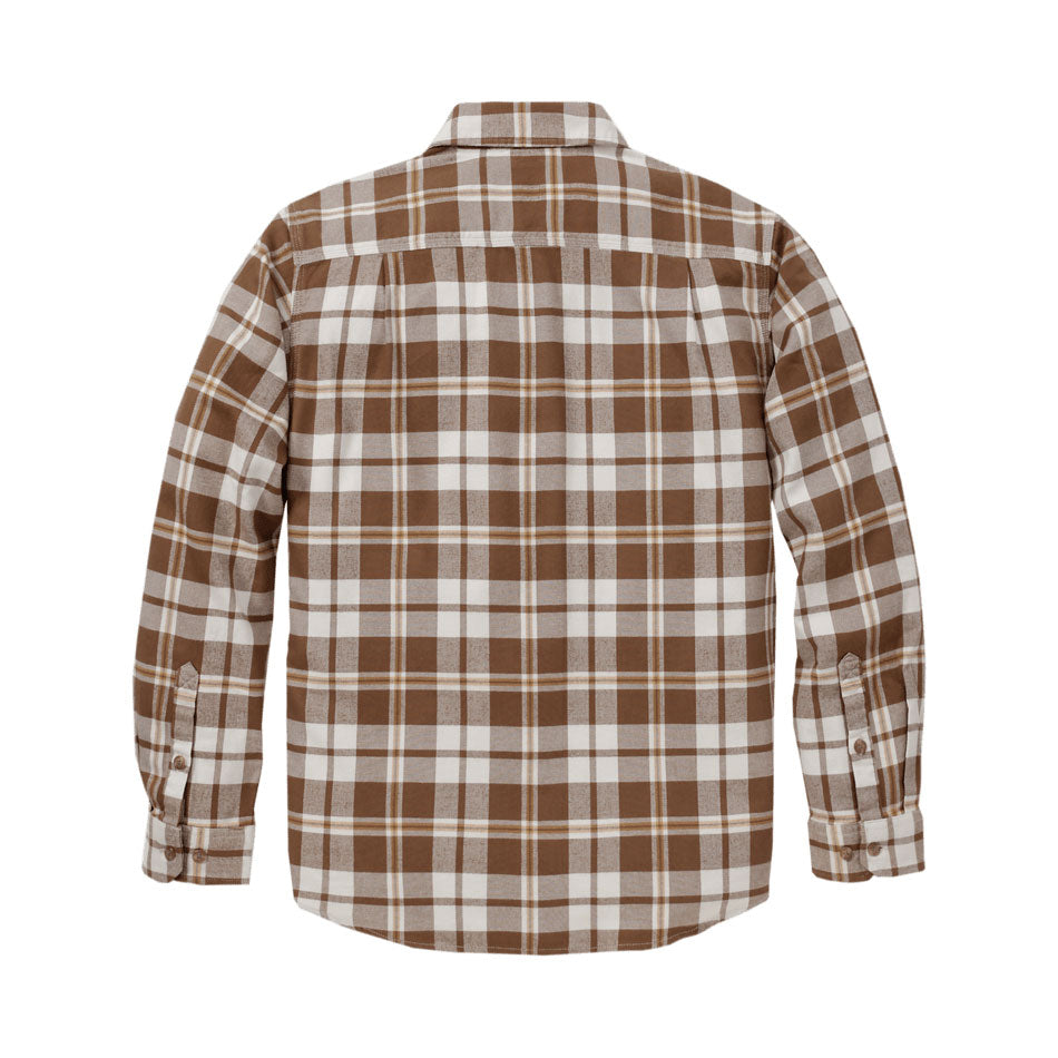 HAMILTON LONG-SLEEVE PLAID FLANNEL SHIRT Carhartt Brown