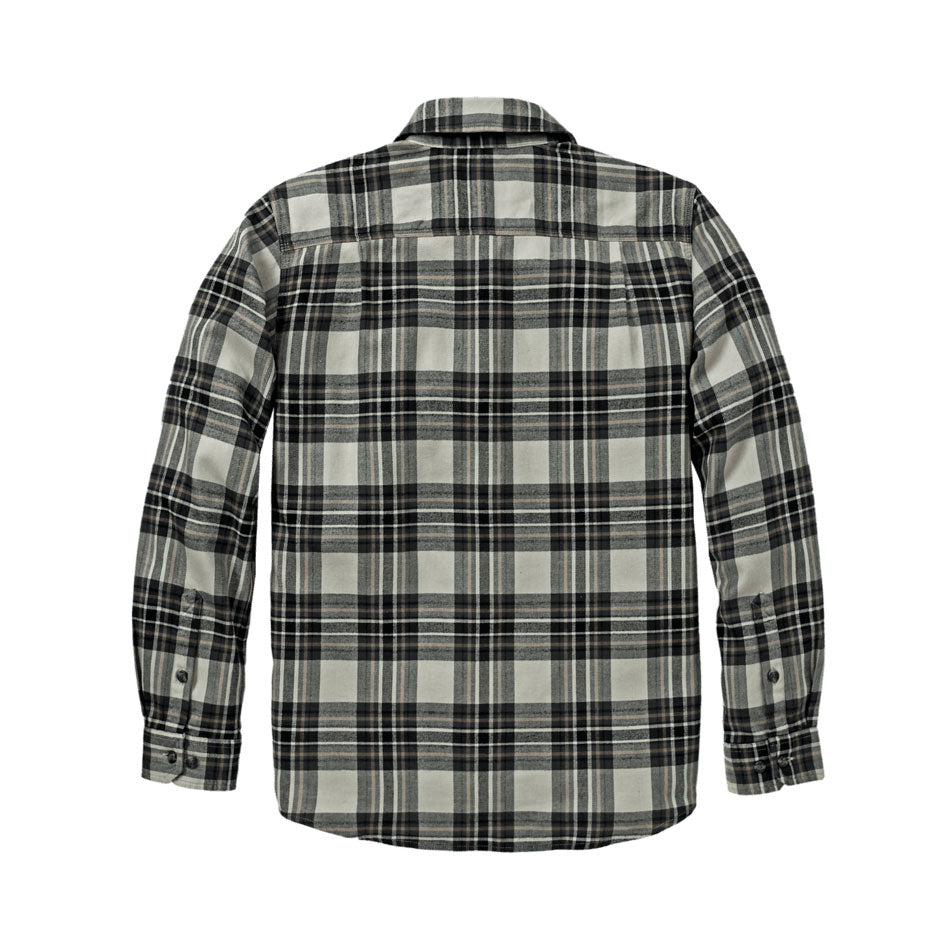 HAMILTON LONG-SLEEVE PLAID FLANNEL SHIRT Faded Fatigue