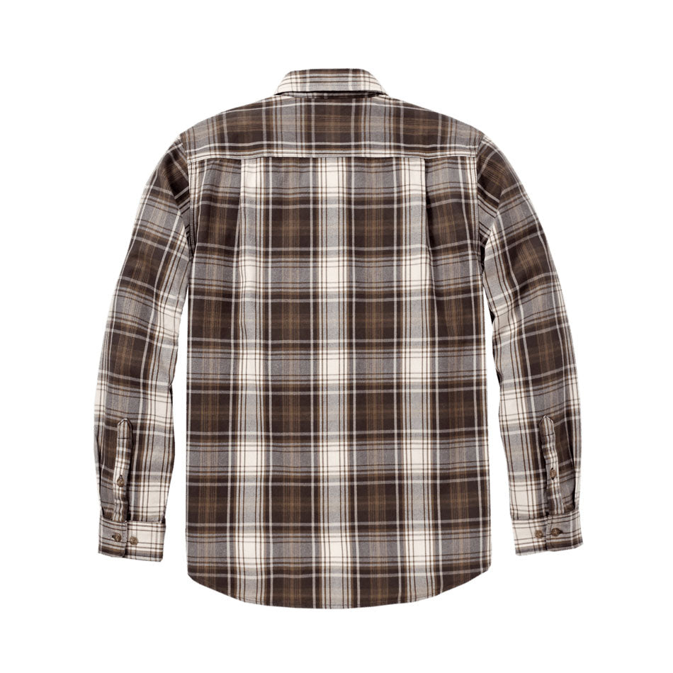 HUBBARD LOOSE FIT HEAVYWEIGHT FLANNEL SHIRT Burnished Logs