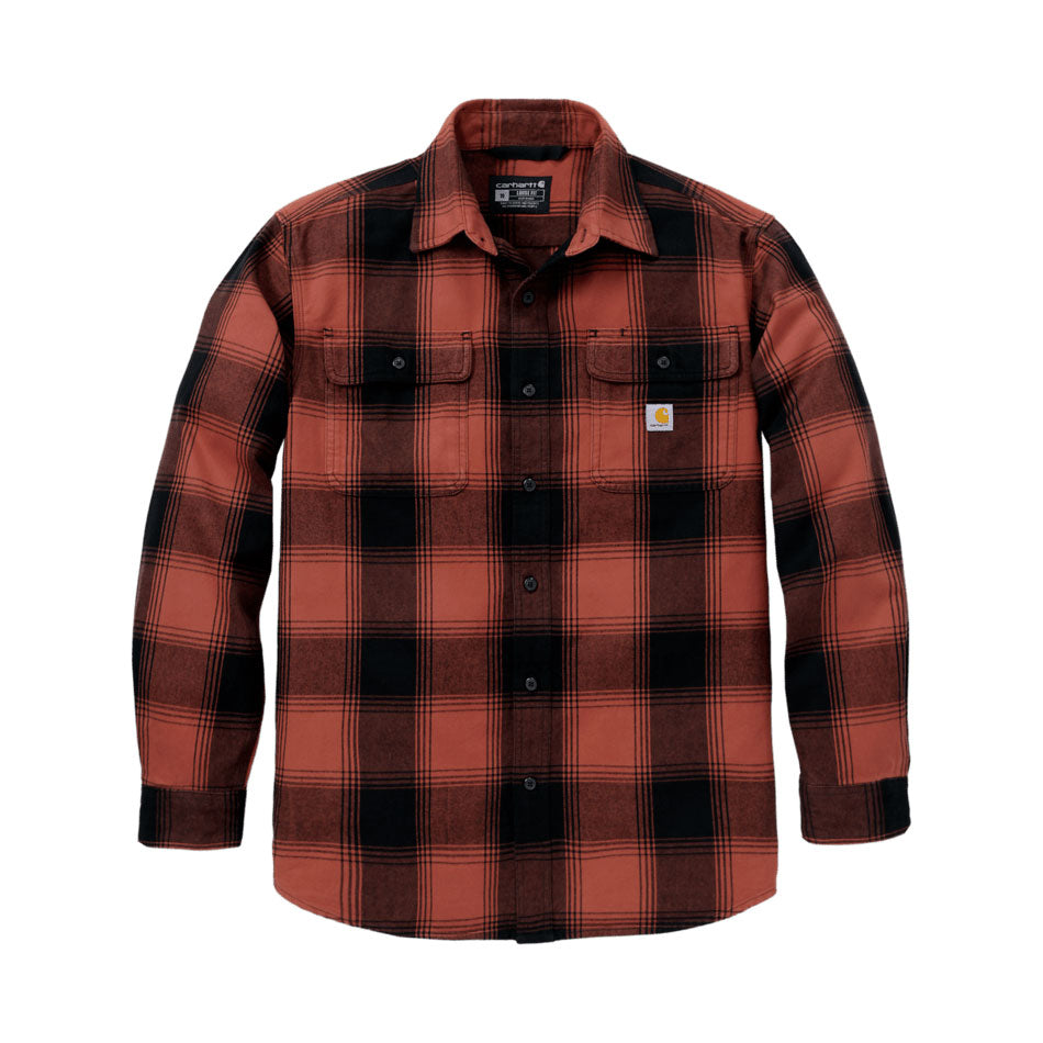 HUBBARD LOOSE FIT HEAVYWEIGHT FLANNEL SHIRT Homestead Red