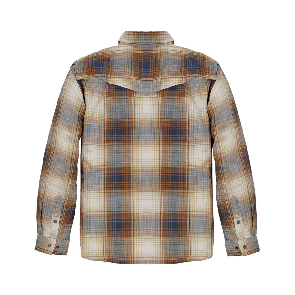 MONTANA LONG SLEEVE PLAID SHIRT Sandstone