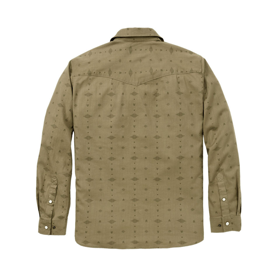 MONTANA LONG SLEEVE PLAID SHIRT Night Fatigue Geo Print