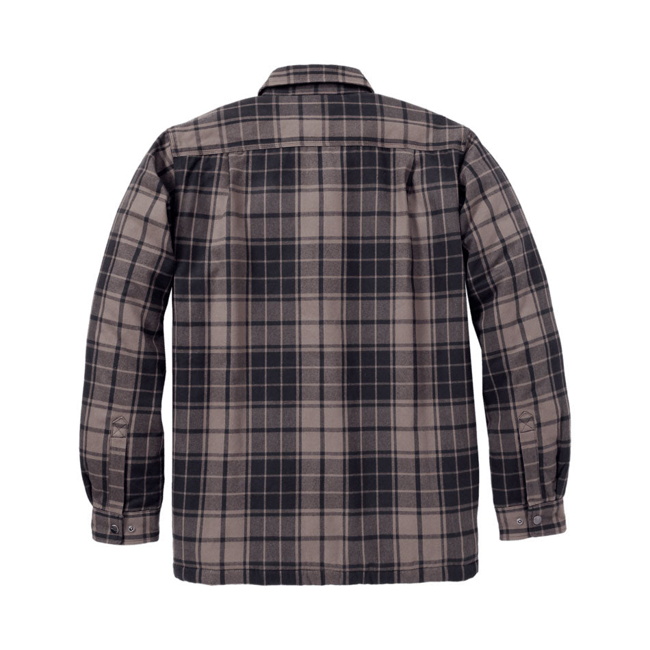 HEAVYWEIGHT FLANNEL SHERPA-LINED SHIRT JAC Dark Clove