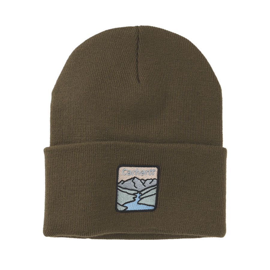 RIVER CUFFED BEANIE Burnished Logs