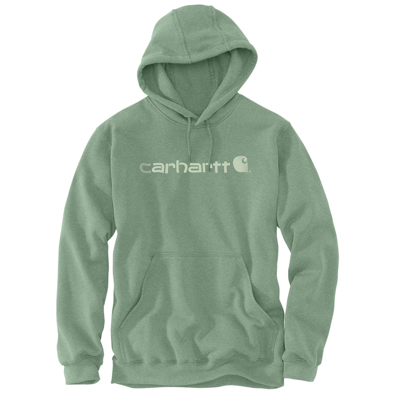 Signature Logo Midweight Hoodie Loden Frost Heather
