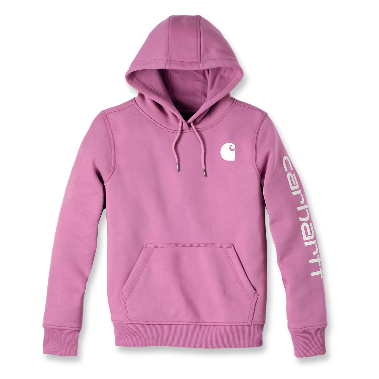 WOMENS CLARKSBURG SLEEVE LOGO HOODIE Woodrose