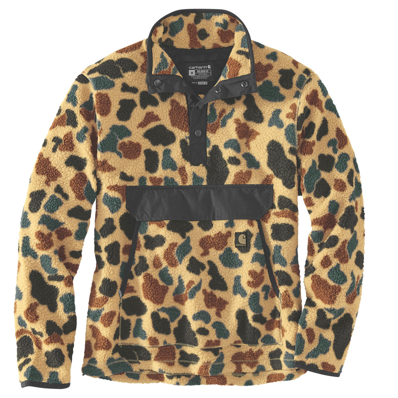 RELAXED FIT FLEECE PULLOVER 1972 Duck Camo