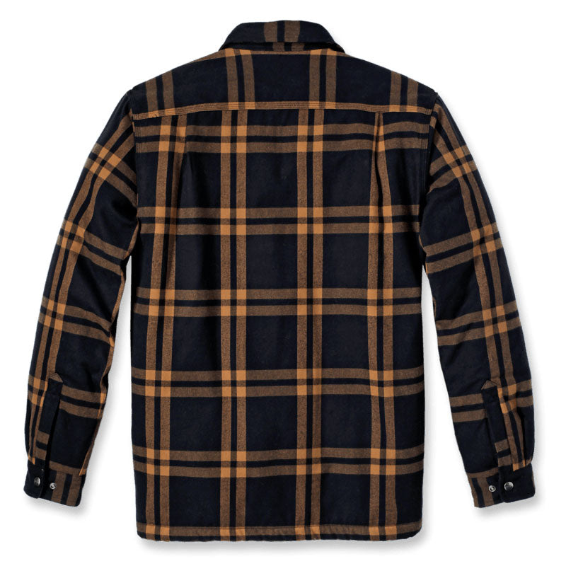 HEAVYWEIGHT FLANNEL SHERPA-LINED SHIRT JAC Black