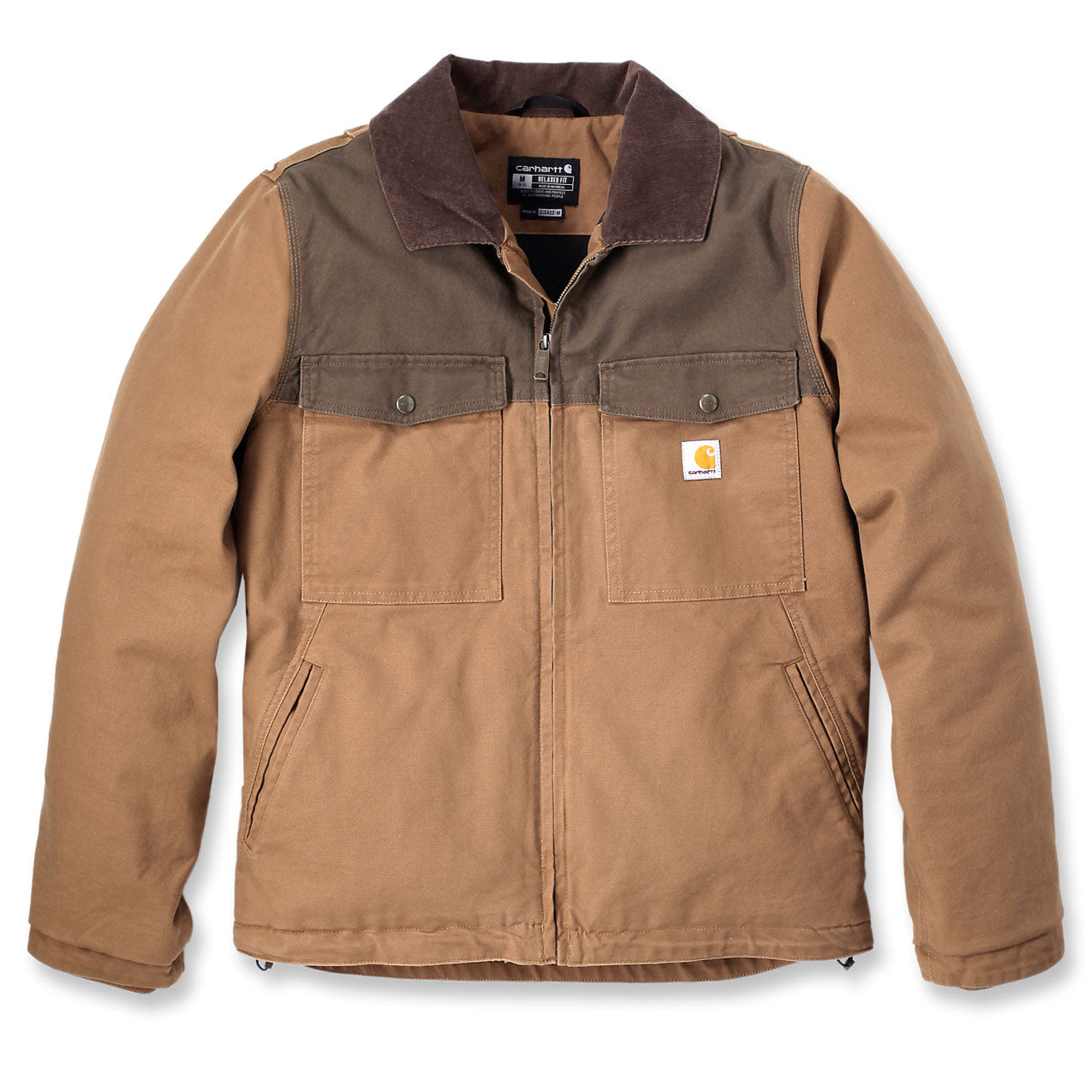 MONTANA RUGGED FLEX DUCK INSULATED JACKET Carhartt Brown/Coffee