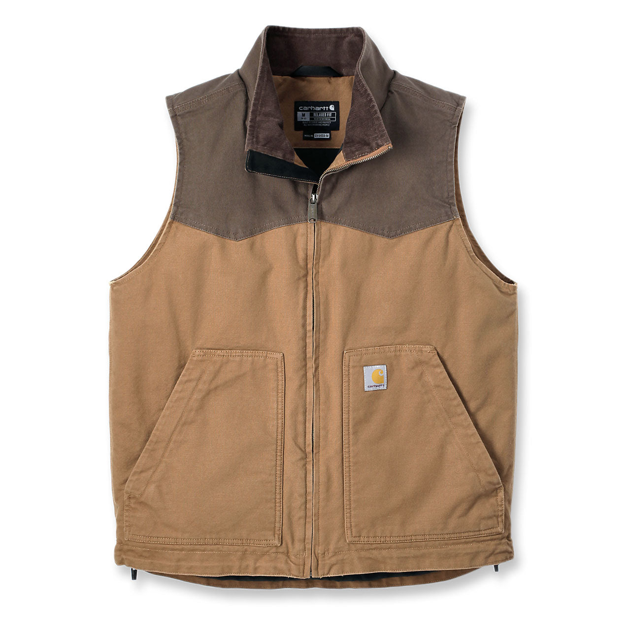 MONTANA RUGGED FLEX DUCK VEST Carhartt Brown/Coffee