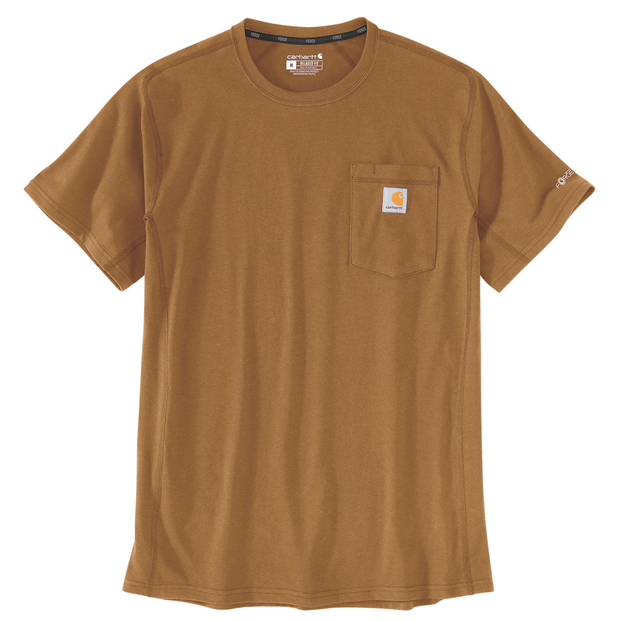 FORCE FLEX POCKET T-SHIRT Carhartt Brown