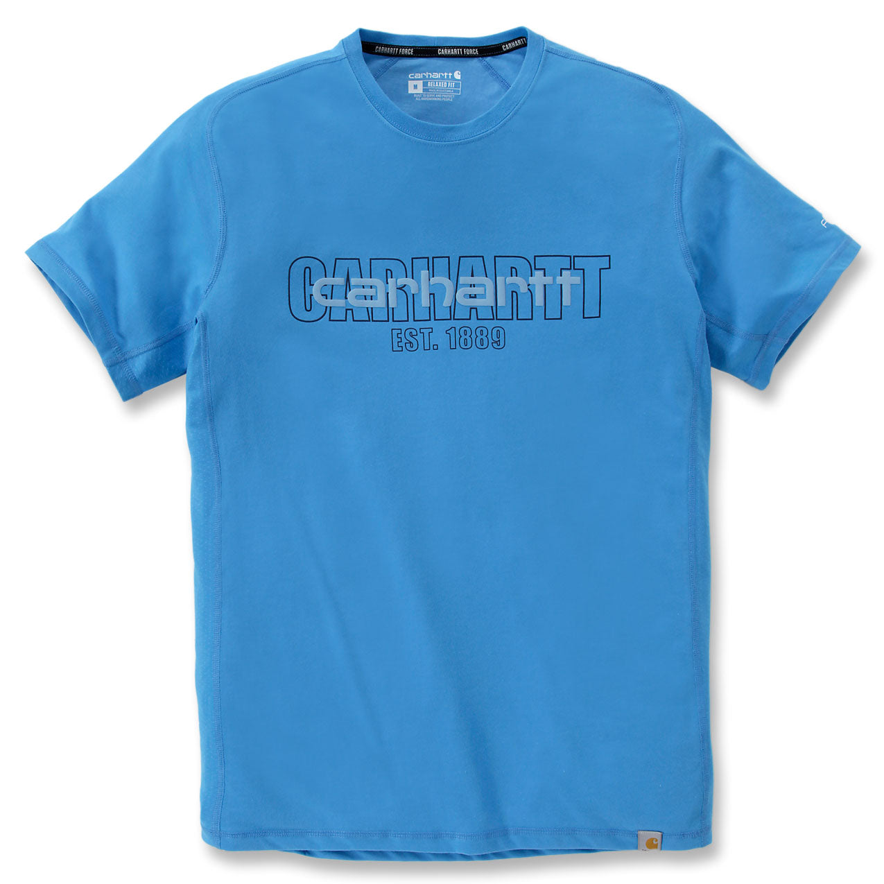 FORCE FLEX GRAPHIC T-SHIRT Engineer Blue Heather