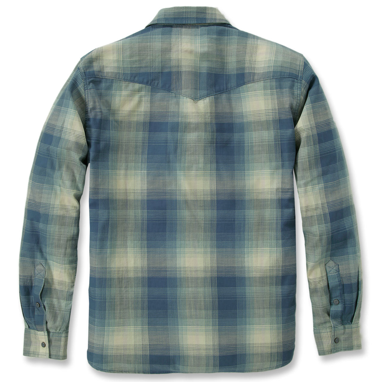 MONTANA LONG SLEEVE PLAID SHIRT Storm Blue