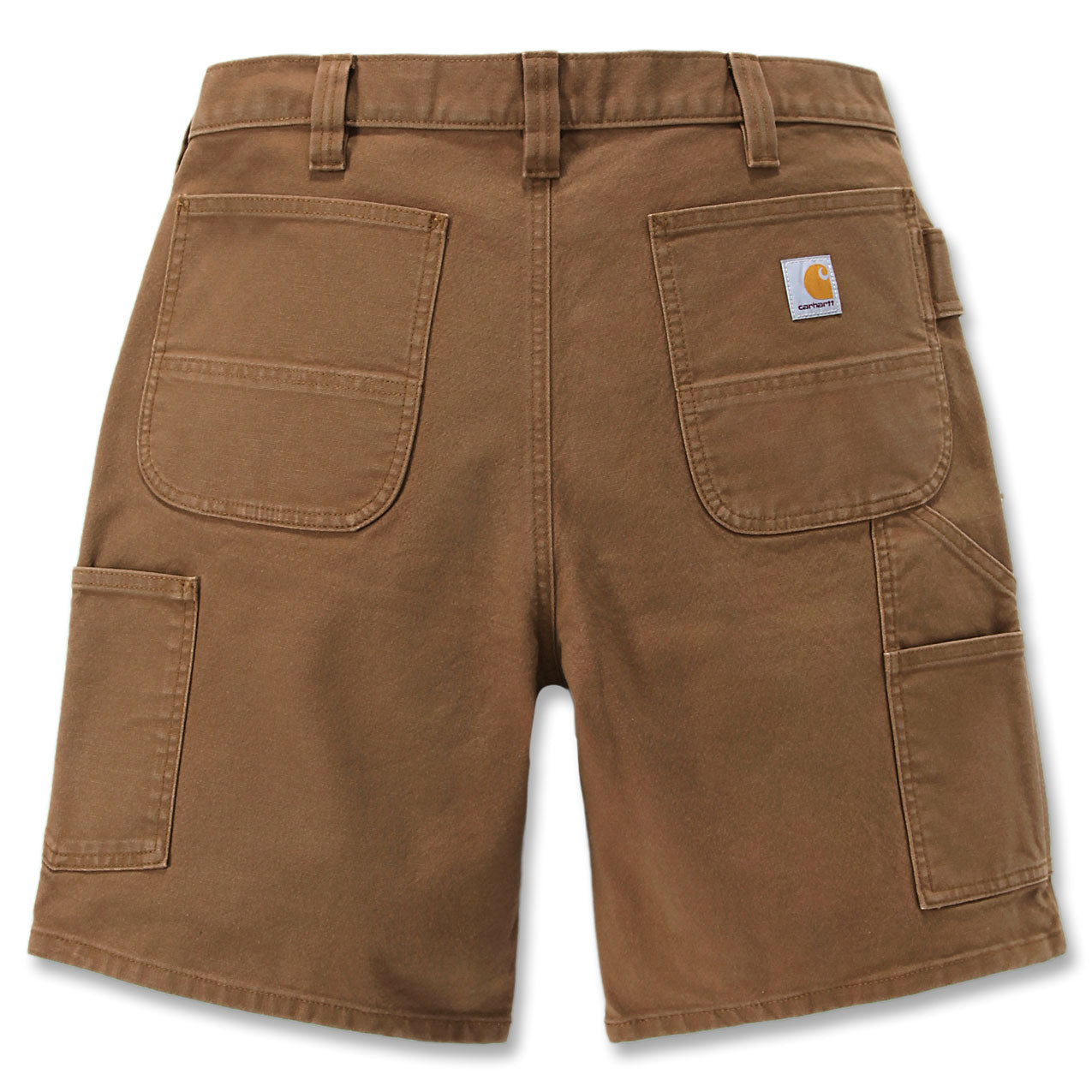 RELAXED FIT DUCK DOUBLE FRONT SHORTS Carhartt Brown