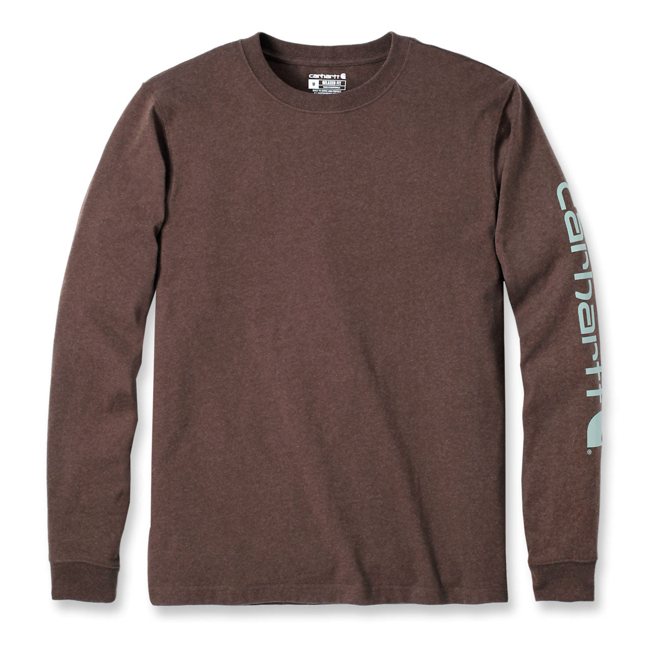 SIGNATURE SLEEVE LOGO LONG-SLEEVE T-SHIRT Mocha Heather