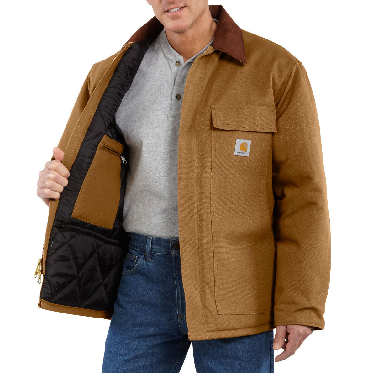 FIRM DUCK TRADITIONAL COAT Carhartt Brown