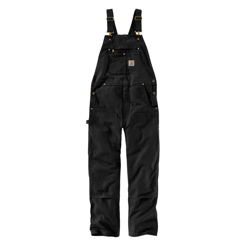 RELAXED FIT DUCK BIB OVERALLS (Dungarees) Black