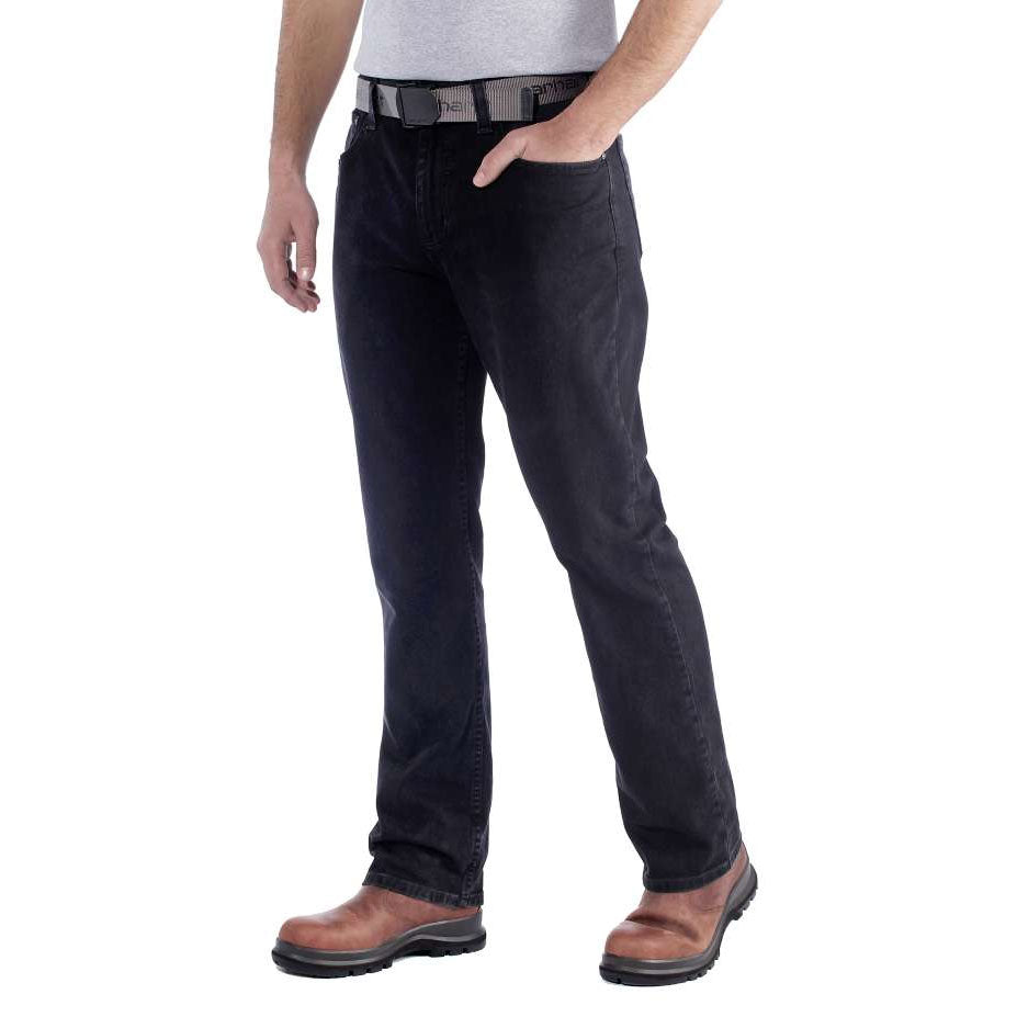 Rugged Flex Relaxed Straight Jean Dusty Black