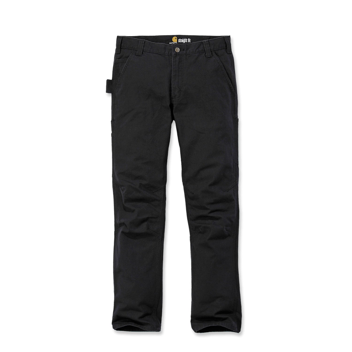 STRAIGHT FIT STRETCH DUCK DUNGAREE Black