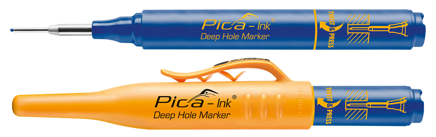 Pica-Ink Marker for Deep Holes 150/41 Blue