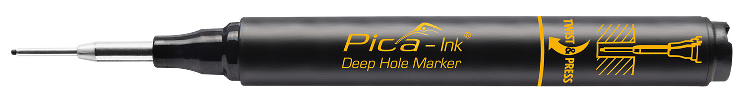 Pica-Ink Marker for Deep Holes 150/46 Black
