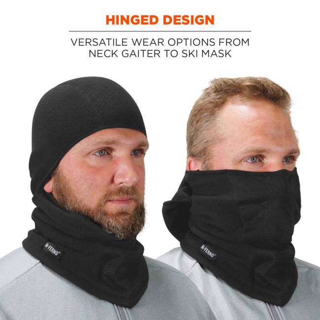 N-Ferno 6823 Balaclava Face Mask - Wind-Proof, Hinged Design