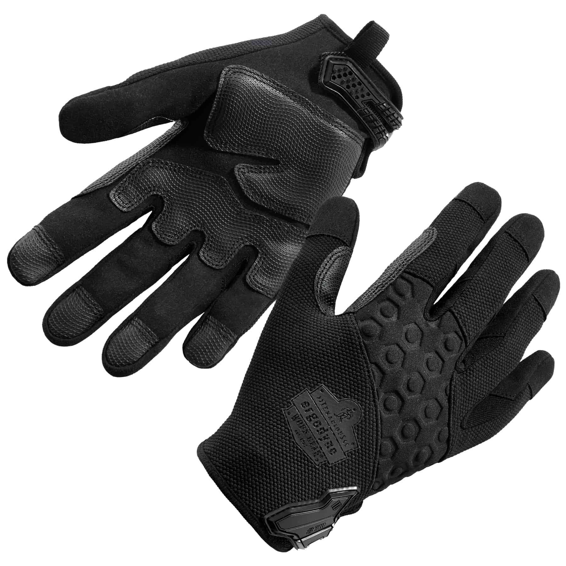 ProFlex® 710BLK Abrasion-Resistant Black Tactical Gloves