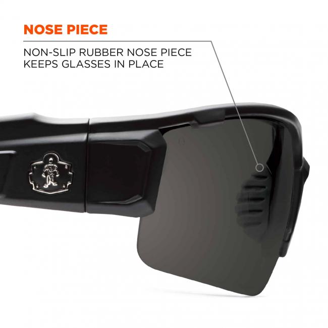 Skullerz Dagr Safety Glasses Smoke Lens