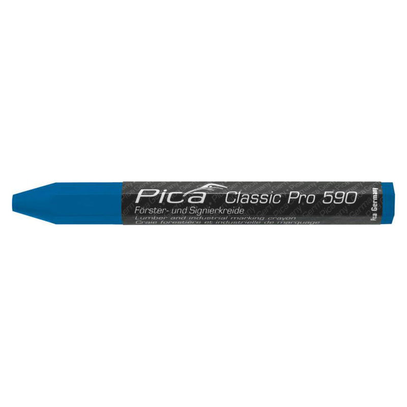 Pica Classic 590 PRO Lumber & Industrial Marking Crayon Blue