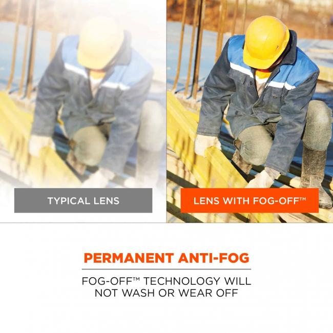 Skullerz Sköll Safety Glasses Anti-Fog Smoke Lens