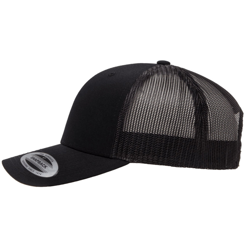 YP CLASSICS® RETRO TRUCKER CAP Black