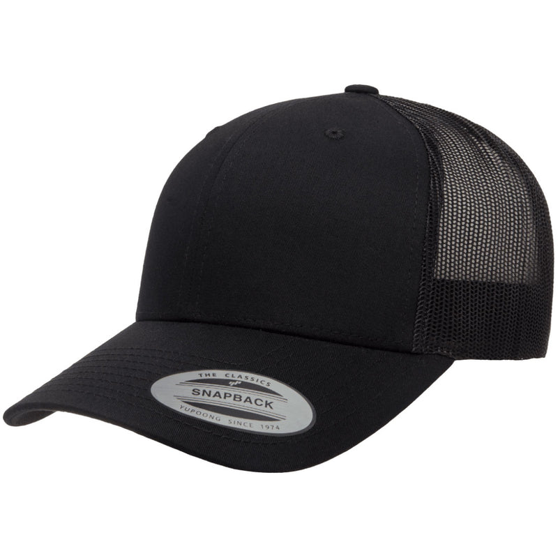YP CLASSICS® RETRO TRUCKER CAP Black