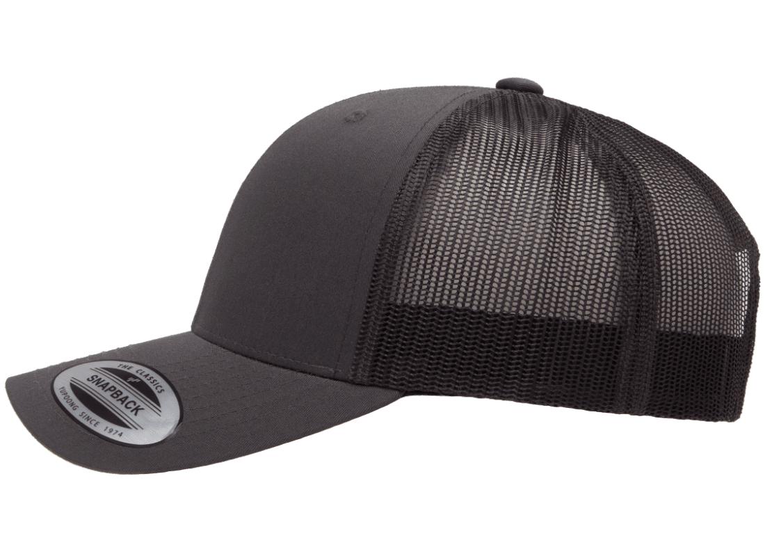 YP CLASSICS® RETRO TRUCKER CAP Dark Grey