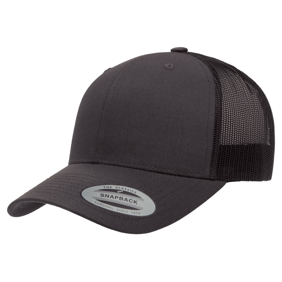 YP CLASSICS® RETRO TRUCKER CAP Dark Grey