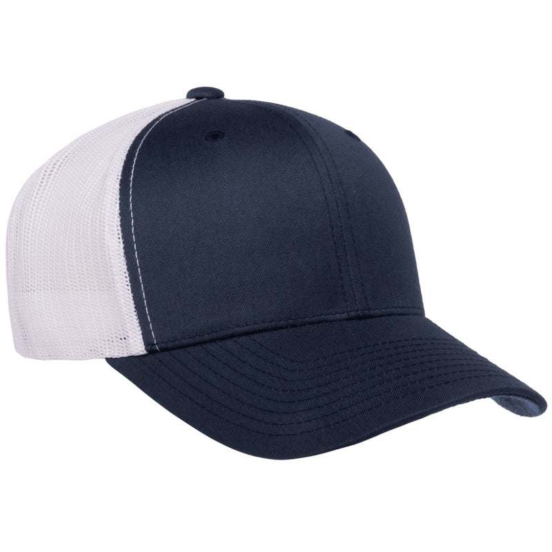 YP CLASSICS® RETRO TRUCKER CAP – 2-TONE Navy/White