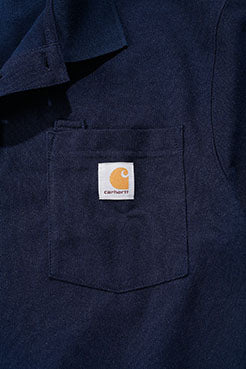 CONTRACTOR’S WORK POCKET POLO Navy
