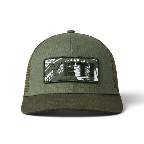 BASS BADGE TRUCKER HAT Olive