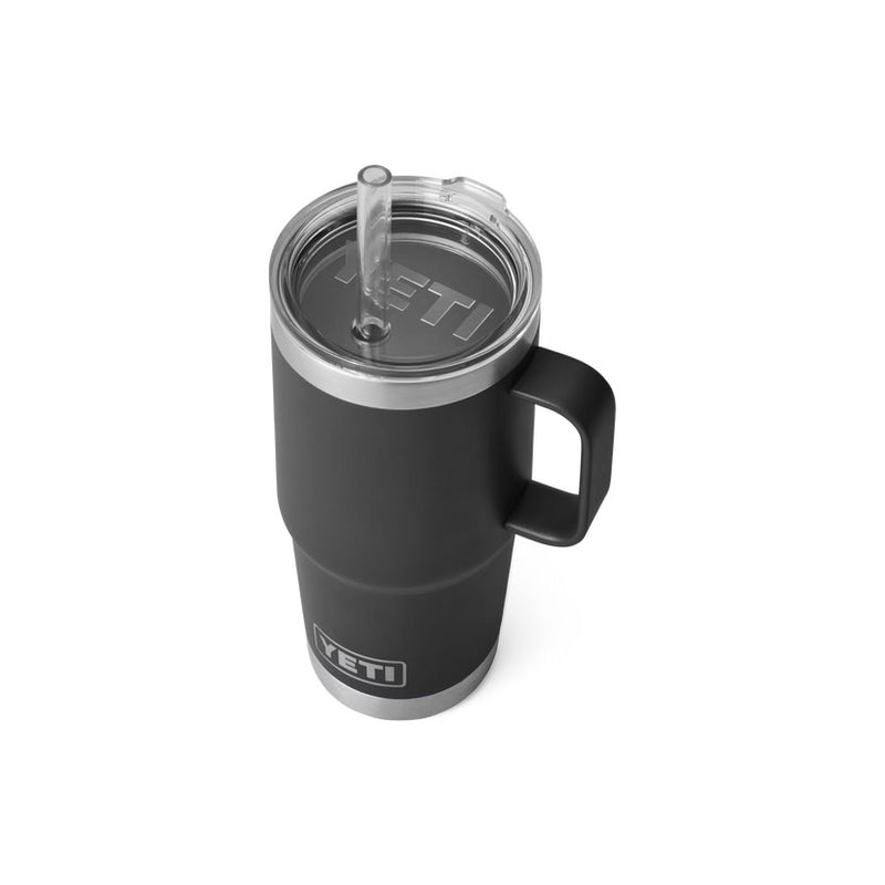RAMBLER® 25 OZ (710 ML) STRAW MUG Black