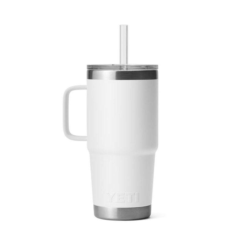 RAMBLER® 25 OZ (710 ML) STRAW MUG White