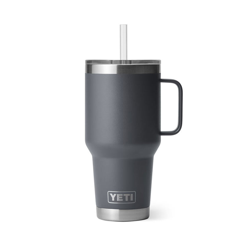 RAMBLER® 35 OZ (994 ML) STRAW MUG Charcoal