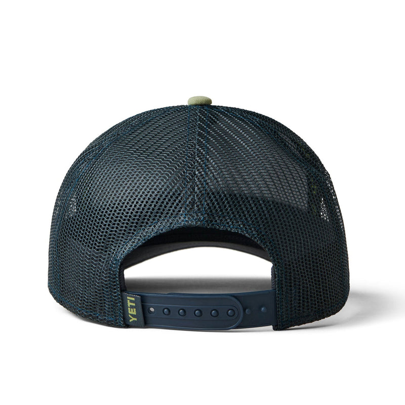 ANTLER BADGE TRUCKER HAT Light Olive