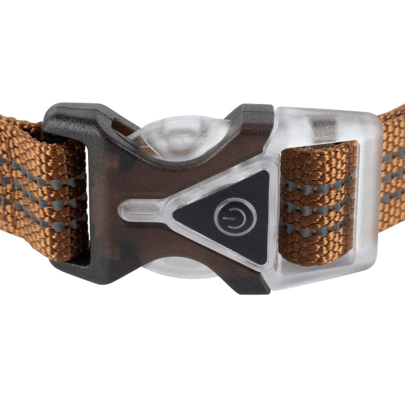 LIGHTED DOG COLLAR Carhartt Brown