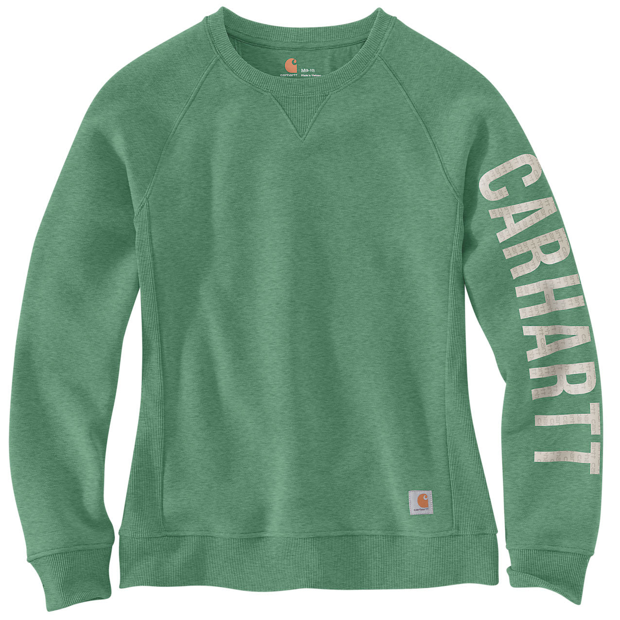 Carhartt women's clarksburg crewneck pocket sweatshir hot sale