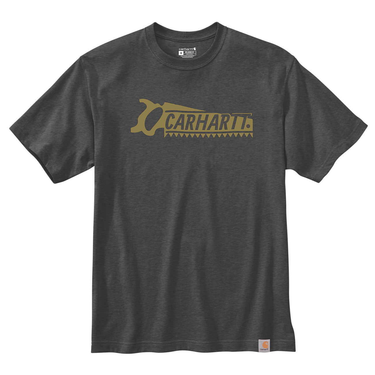 SAW GRAPHIC T-SHIRT Carbon Heather