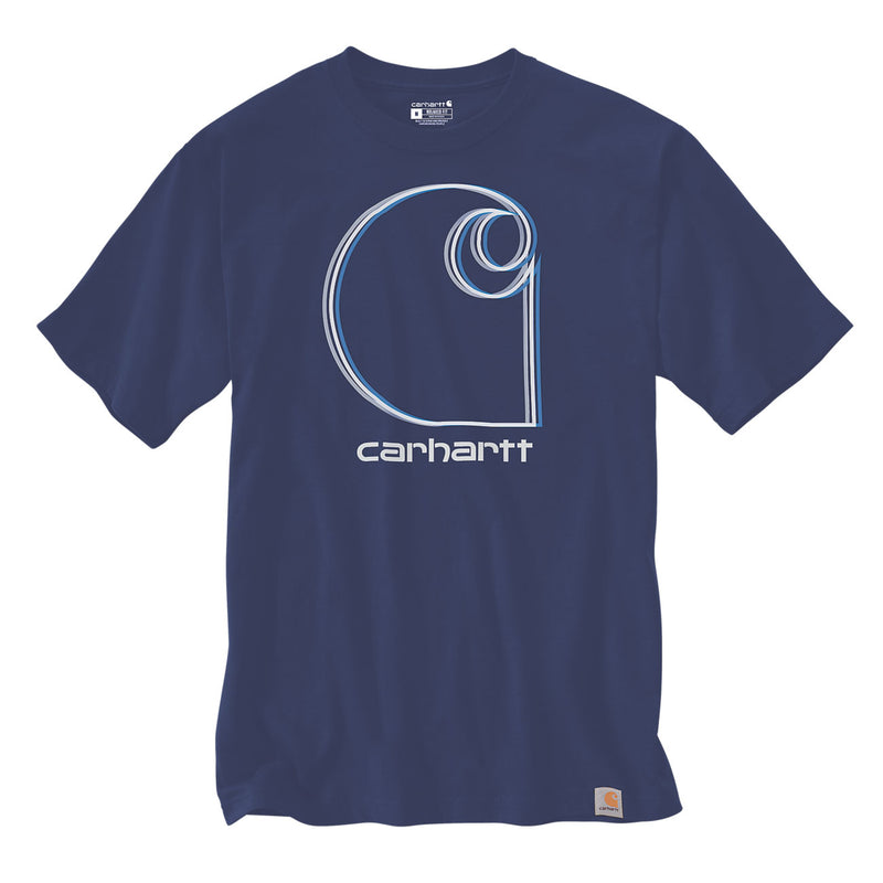 C GRAPHIC T-SHIRT Scout Blue Heather